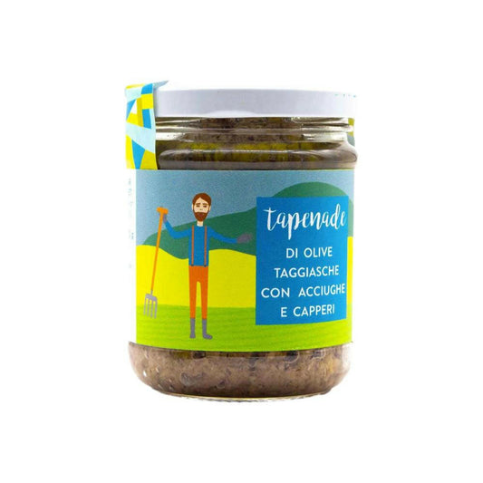 Tapenade di olive taggiasche con acciughe e capperi La Baita & Galleano