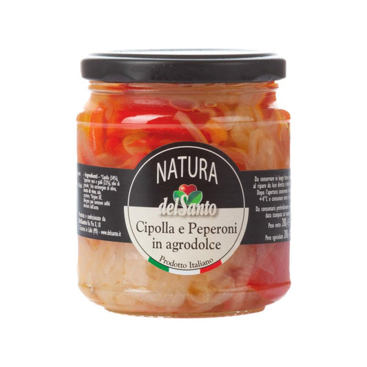 Cipolle e Peperoni in agrodolce Del Santo Natura - Vettovaglia.com