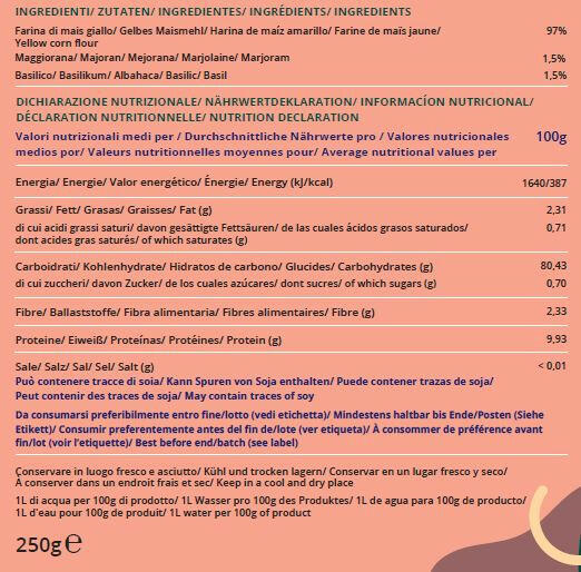 Pappardelle Erbe mediterranee con basilico e maggiorana Biologica Senza Glutine Magnatera Armonie attive