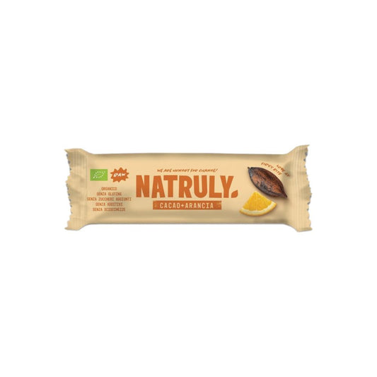 Barretta energetica al cacao e arancia Natruly - Vettovaglia.com