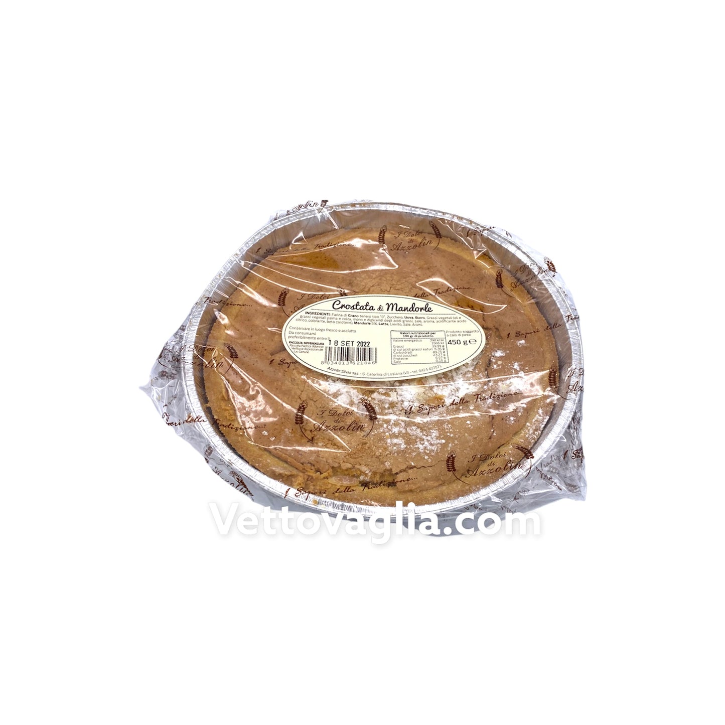 Crostata di Mandorle I dolci di Azzolin - Vettovaglia.com