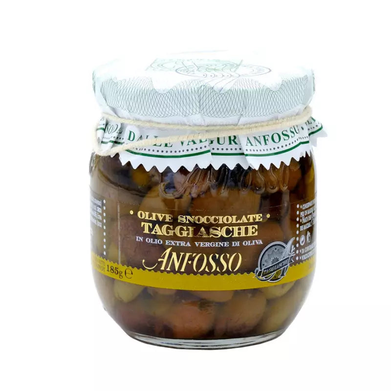 Olive Taggiasche snocciolate Anfosso - Vettovaglia.com