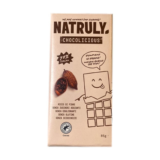 Tavoletta al cacao con fibre di cicoria Natruly - Vettovaglia.com