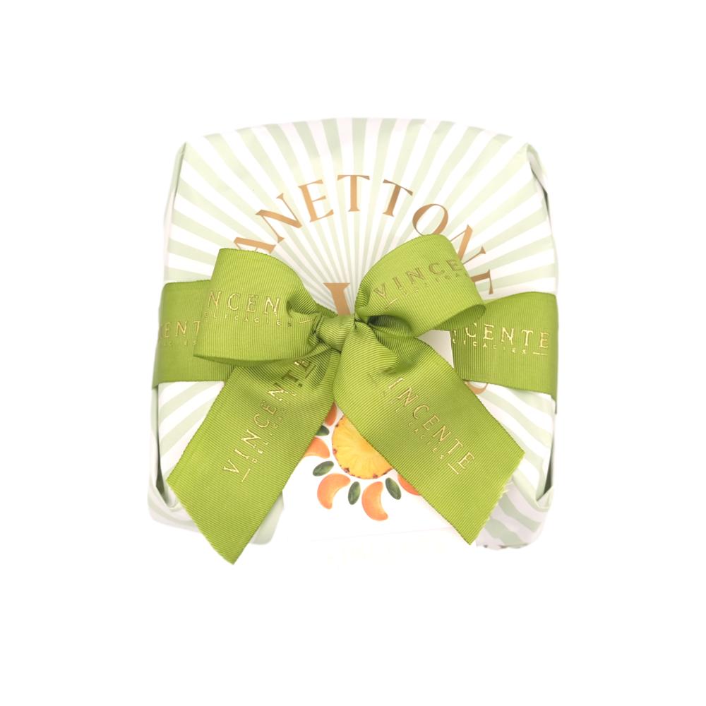 Panettone with Sicilian Pistachio, Pineapple and Apricot - Les Fruits Vincente