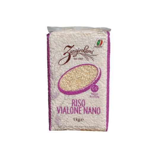 Vialone Nano rice Zangirolami rice