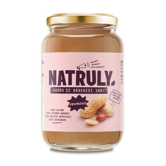 Burro d’arachidi crunchy Natruly - Vettovaglia.com