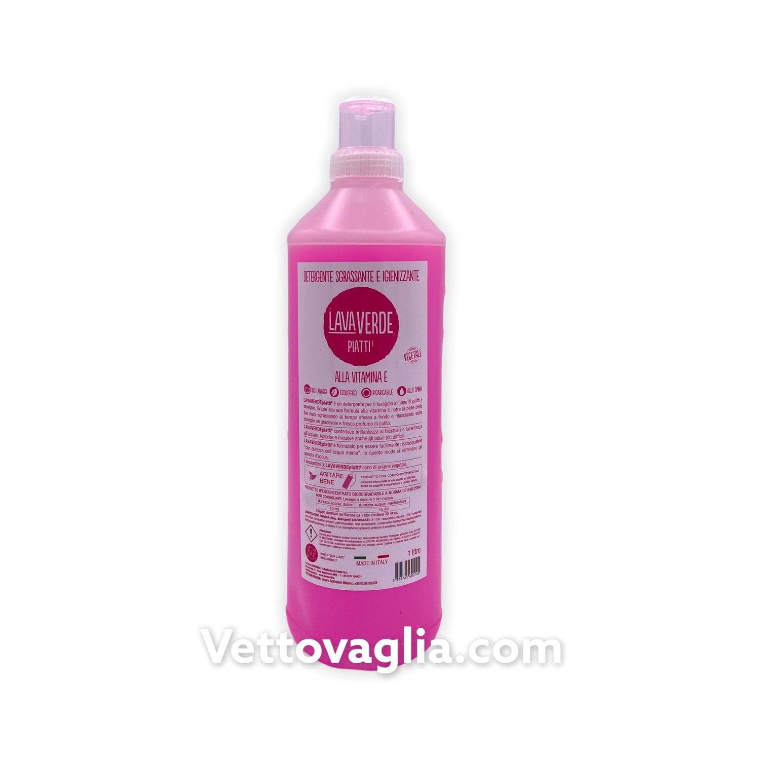 Detergente Piatti alla vitamina E Lavaverde - Vettovaglia.com