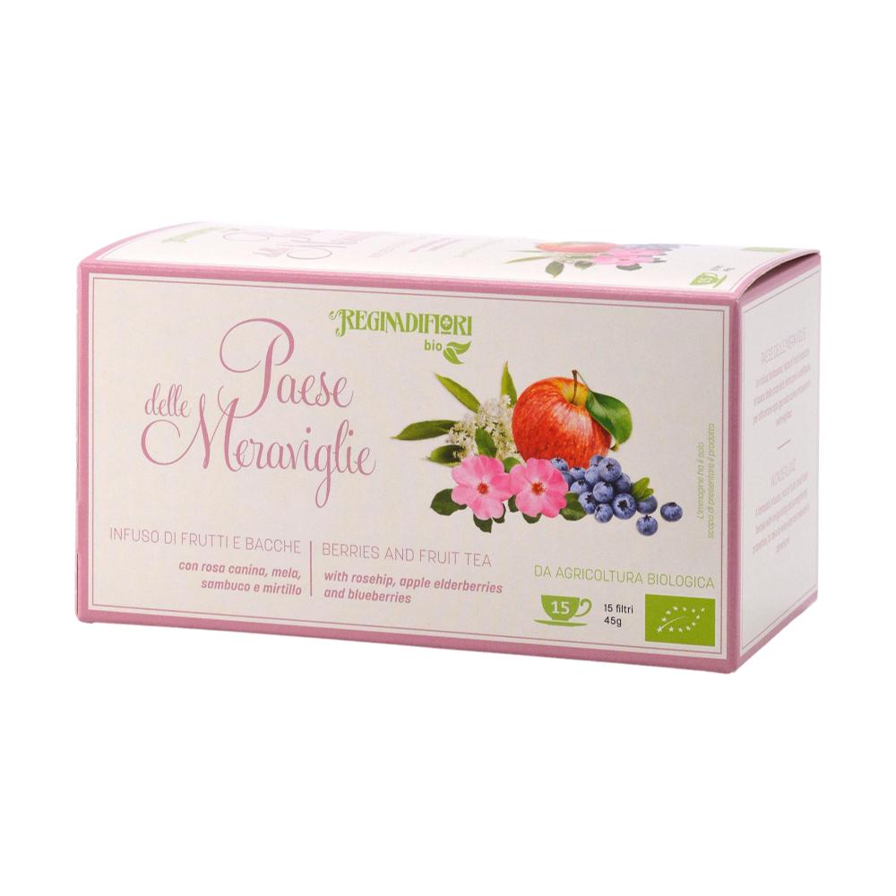 Infuso BIO Paese delle Meraviglie Regina di Fiori - Vettovaglia.com
